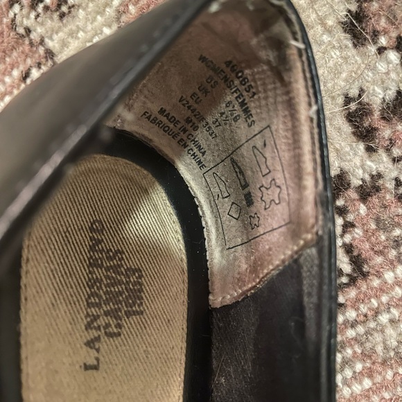 Land’s End Black Flats size 6.5B - Picture 3 of 9